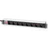 Multipresa per rack 19'' 8 posti con interruttore