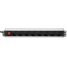 Multipresa per rack 19'' 8 posti con interruttore