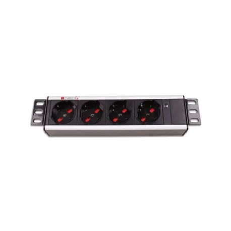 Multipresa universale 4 posti rack 10''