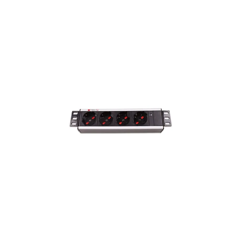 Multipresa universale 4 posti rack 10''