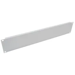 Pannello Cieco per Armadi Rack 19'' Grigio 2 Unit&agrave;