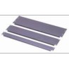 Pannello Cieco per Armadi Rack 19'' Grigio 3 Unit&agrave;