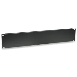 Pannello Cieco per Armadi Rack 19'' Nero 2 Unit&agrave;
