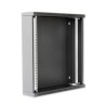 Armadio Rack 19'' Flat a muro p.15cm 12 unit&agrave; sezione unica Nero
