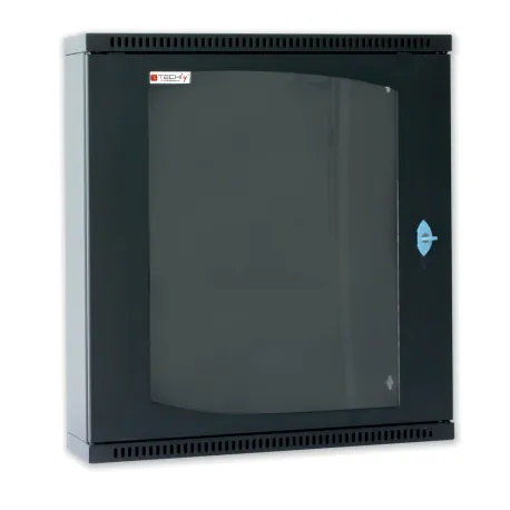 Armadio Rack 19'' Flat a muro p.30cm 12 unit&agrave; sezione unica Nero
