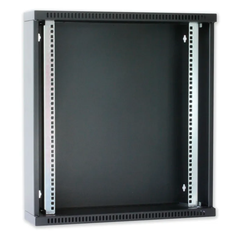 Armadio Rack 19'' Flat a muro p.30cm 12 unit&agrave; sezione unica Nero