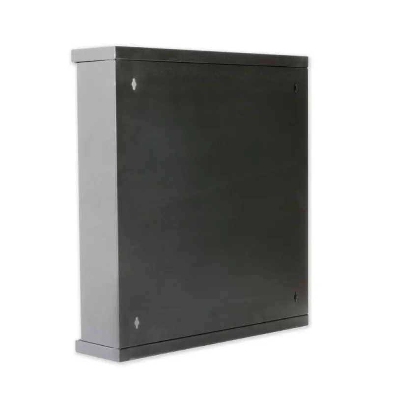 Armadio Rack 19'' Flat a muro p.30cm 12 unit&agrave; sezione unica Nero