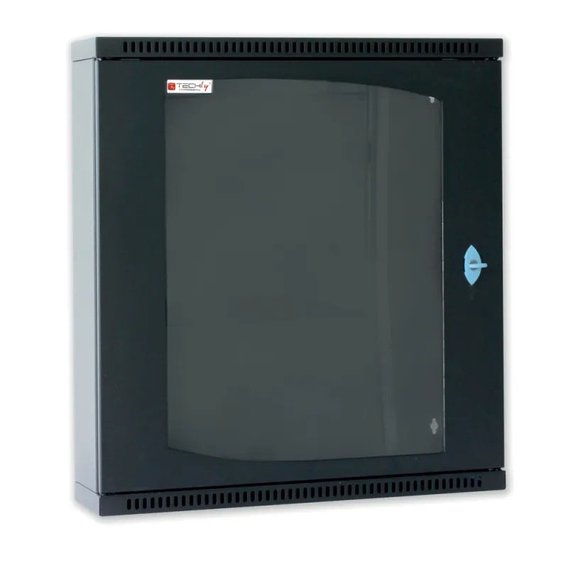 Armadio Rack 19'' Flat a muro p.30cm 12 unit&agrave; sezione unica Grigio
