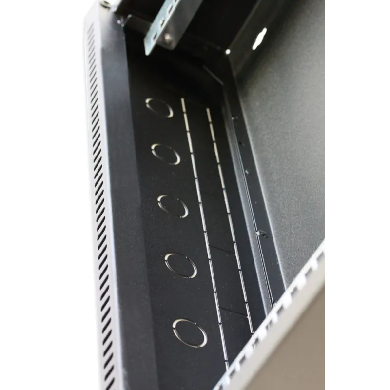 Armadio Rack 19'' Flat a muro p.30cm 12 unit&agrave; sezione unica Grigio