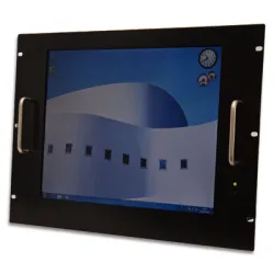 Monitor LCD 17'' per Rack 19'' 8 Unit&agrave; Nero