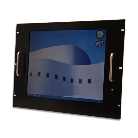 Monitor LCD 17'' per Rack 19'' 8 Unit&agrave; Nero