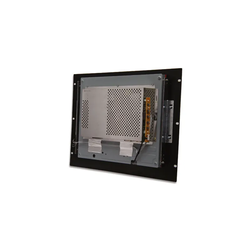 Monitor LCD 17'' Touch Screen per Rack 19'' 8 Unit&agrave; Nero