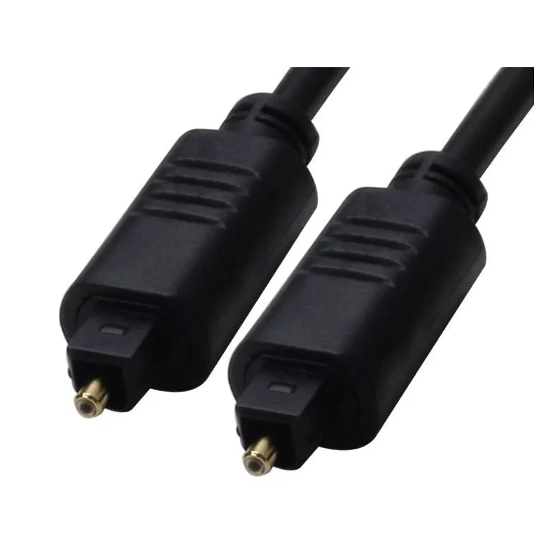 Cavo audio ottico digitale Toslink (SPDIF)  2 mt. ø  5 mm