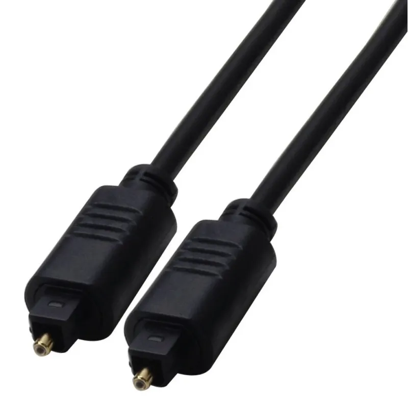 Cavo audio ottico digitale Toslink (SPDIF)  2 mt. ø  5 mm