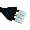Multipresa 4 italiane + 6 VDE da Rack 19'' con Interruttore