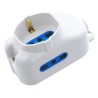 Multipresa 2 Posti Italiana Bipasso / 1 Schuko