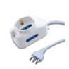 Multipresa 2 Posti Italiana Bipasso / 1 Schuko