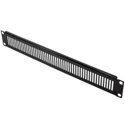 Pannello di Chiusura Ventilato 2 unita' Nero