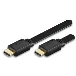 Cavo HDMI High Speed con Ethernet A/A M/M Piatto 5m 