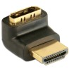 Adattatore HDMI M/F 90&deg; verso il basso