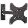 Supporto a muro per TV LED LCD 19 - 37'' inclinabile 2 snodi nero