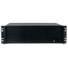 Chassis Industriale da Rack 19'' 3U Ultra Compatto Nero