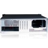 Chassis Industriale da Rack 19'' 3U Ultra Compatto Nero