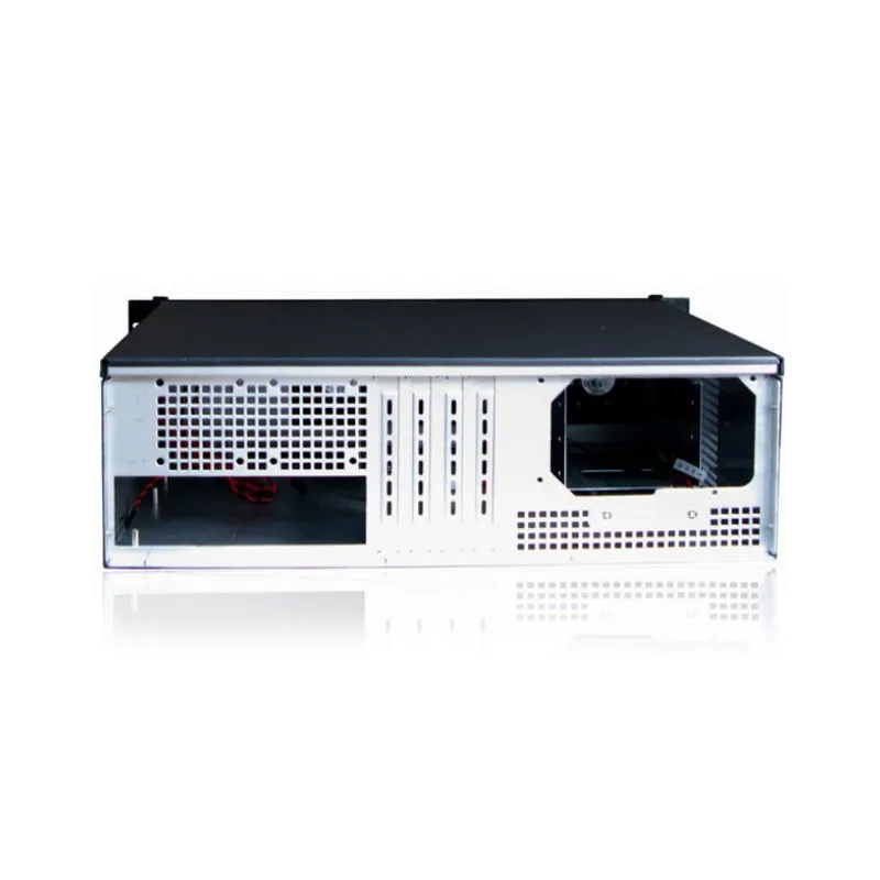Chassis Industriale da Rack 19'' 3U Ultra Compatto Nero