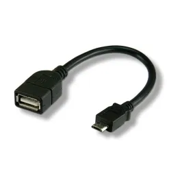 Cavo USB 2.0 OTG A Femmina / Micro B Maschio 0.2 m 