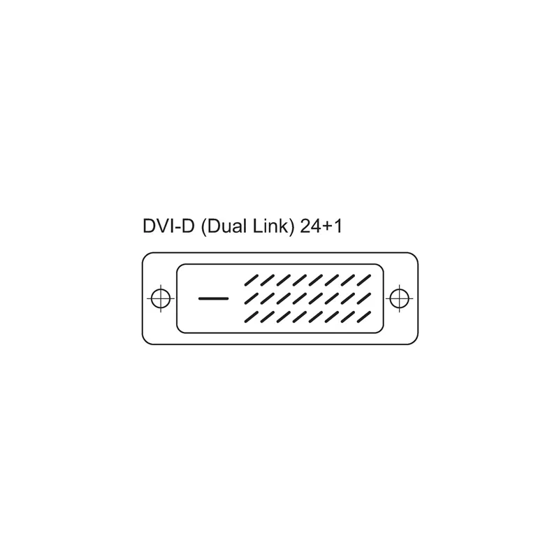 Cavo DVI digitale Dual Link (DVI-D) con ferrite 15 m