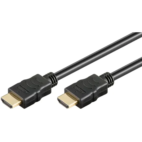 Cavo HDMI High Speed con Ethernet A/A M/M 0,5 m Nero