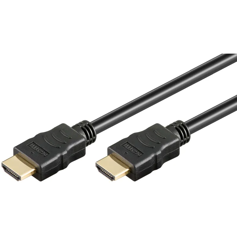 Cavo HDMI High Speed con Ethernet A/A M/M 0,5 m Nero