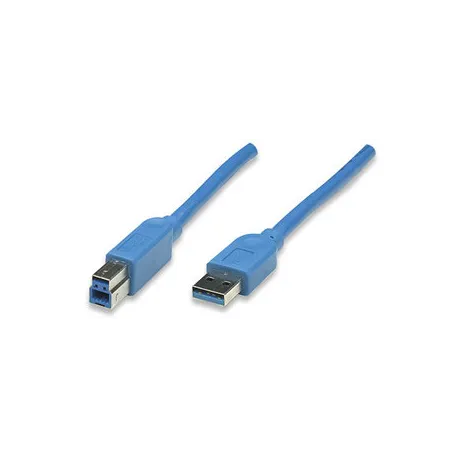 Cavo USB 3.0 A maschio/B maschio 0,5 m blu