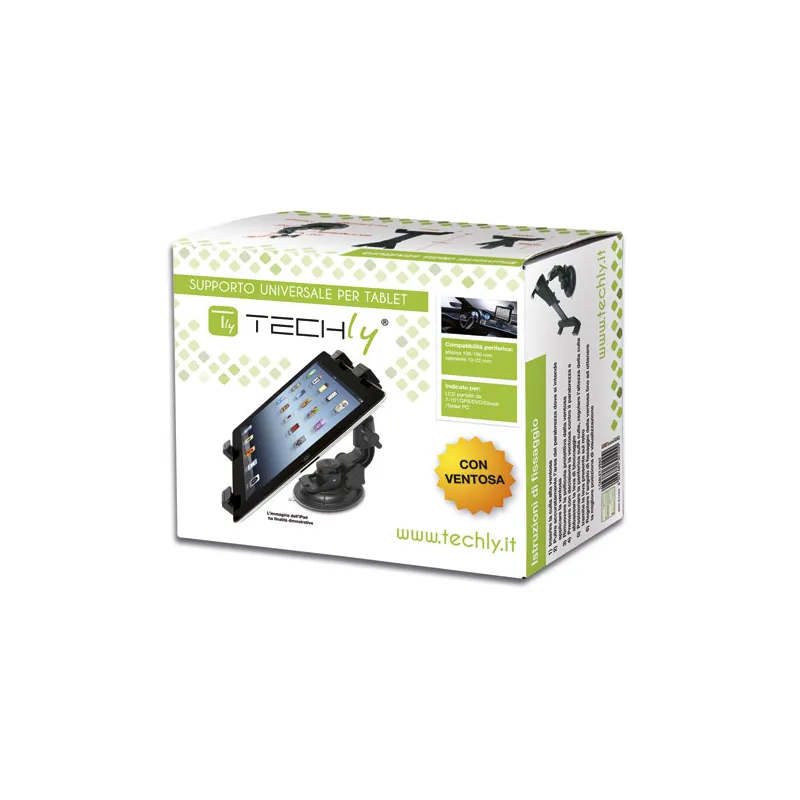 Supporto Universale da Auto con Ventosa per Tablet 7-10.1''