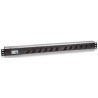 Multipresa Verticale per Rack 12 Posti con Magnetotermico Tipo Tedesco