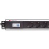 Multipresa Verticale per Rack 12 Posti con Magnetotermico Tipo Tedesco