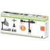 Supporto da scrivania per 2 Monitor 13-27'' con morsetto 