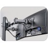 Supporto da scrivania per 2 Monitor 13-27'' con morsetto 