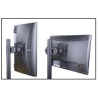Supporto da scrivania per 3 Monitor 13-24'' con morsetto