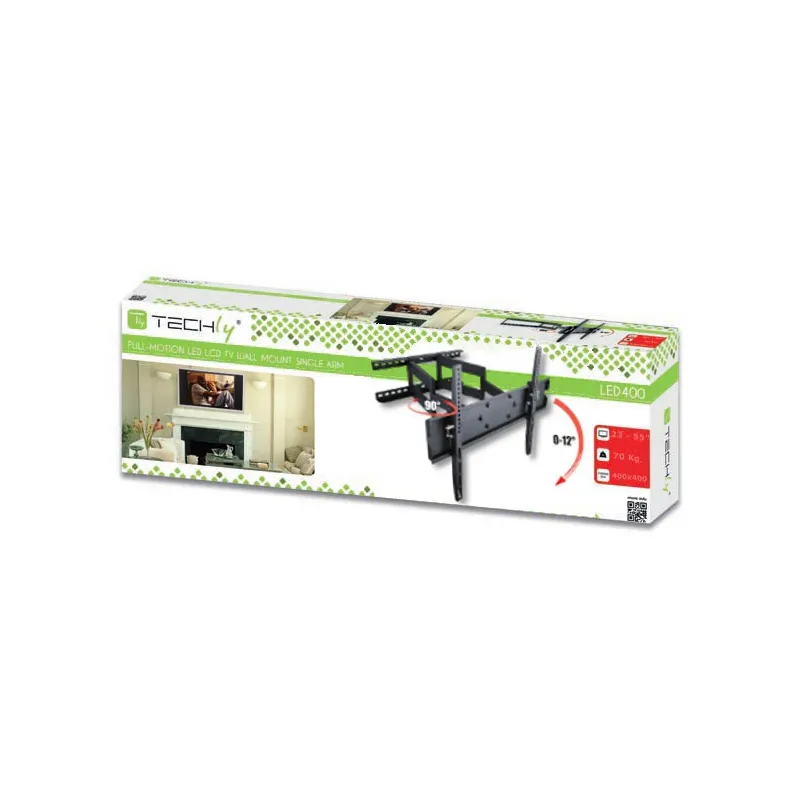 Supporto a Muro per TV LED LCD 23-55'' Full Motion Braccio Doppio
