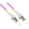 Cavo Fibra Ottica LC/LC 50/125 Multimodale 3 m OM4