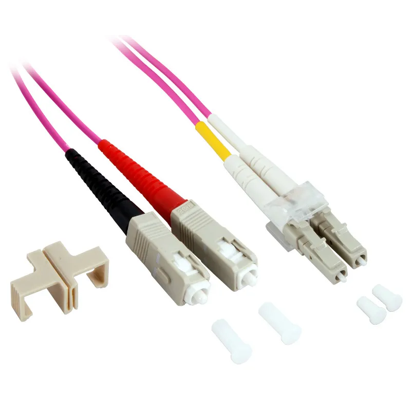 Cavo Fibra Ottica SC/LC 50/125 Multimodale 1 m OM4