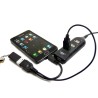 Cavo USB A F 2.0 OTG Micro USB M con Alimentazione USB, 30cm Nero
