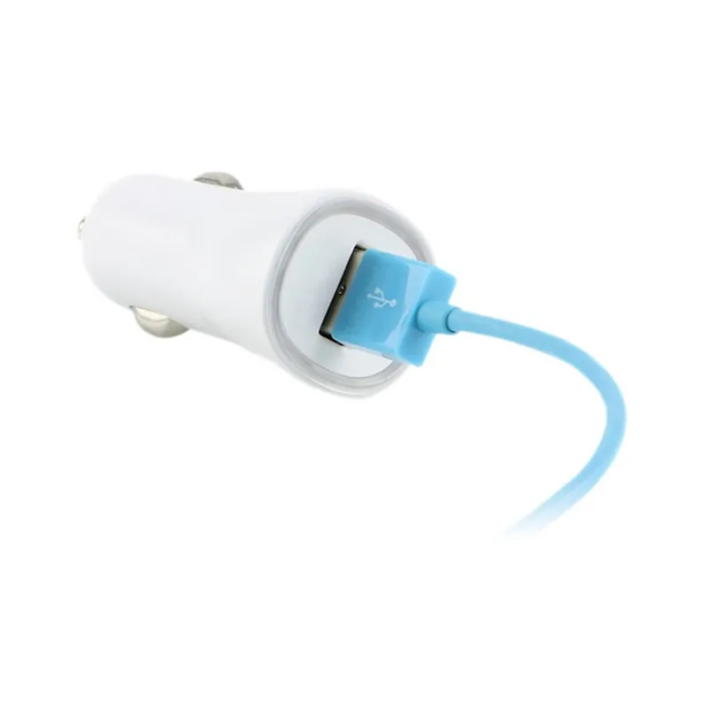 Caricatore da Auto 1p USB con uscita 5V / 1Ah Bianco