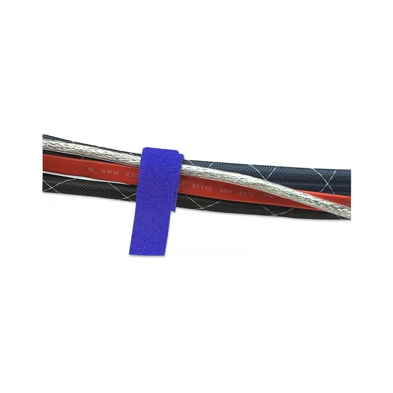 Rotolo di Velcro Fermacavi Lunghezza 25 m Larghezza 16 mm Blu