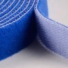 Rotolo di Velcro Fermacavi Lunghezza 25 m Larghezza 16 mm Blu