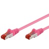 Cavo di rete Patch in CCA Schermato Cat. 6 Rosa F/UTP 1 m Bulk
