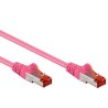 Cavo di rete Patch in CCA Schermato Cat. 6 Rosa F/UTP 2 m Bulk