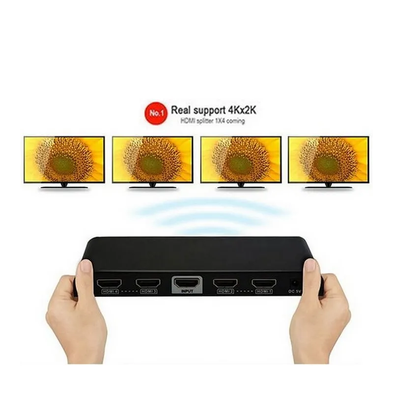 Splitter HDMI 4K UHD 3D 4 vie