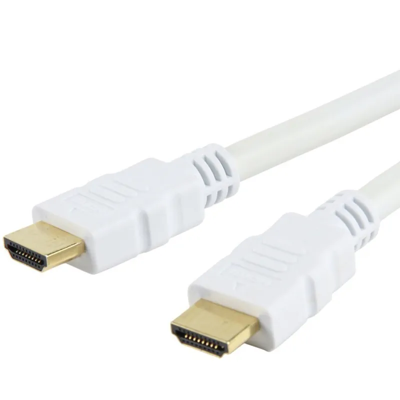 Cavo HDMI High Speed con Ethernet A/A M/M 1 m Bianco